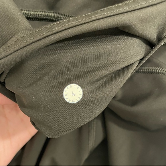 Lululemon Fast & Free Crop II *Nulux 19" Dark Olive 4 - Picture 16 of 16